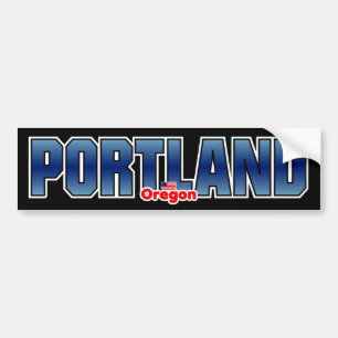 Autocollant De Voiture Pare-chocs de Portland