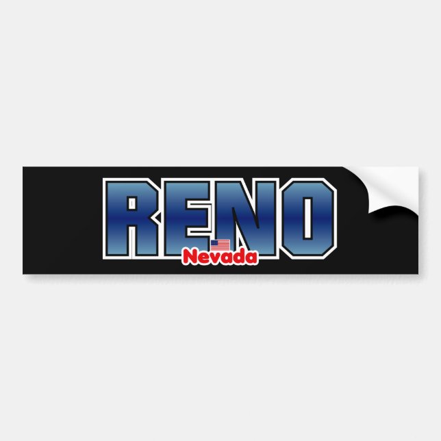 Autocollant De Voiture Pare-chocs de Reno (Devant)