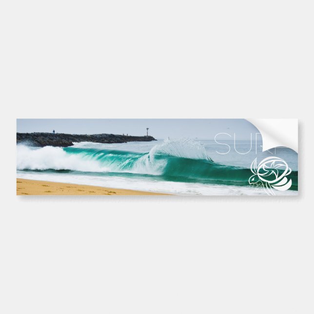 Autocollant De Voiture pare-chocs de surf (Devant)