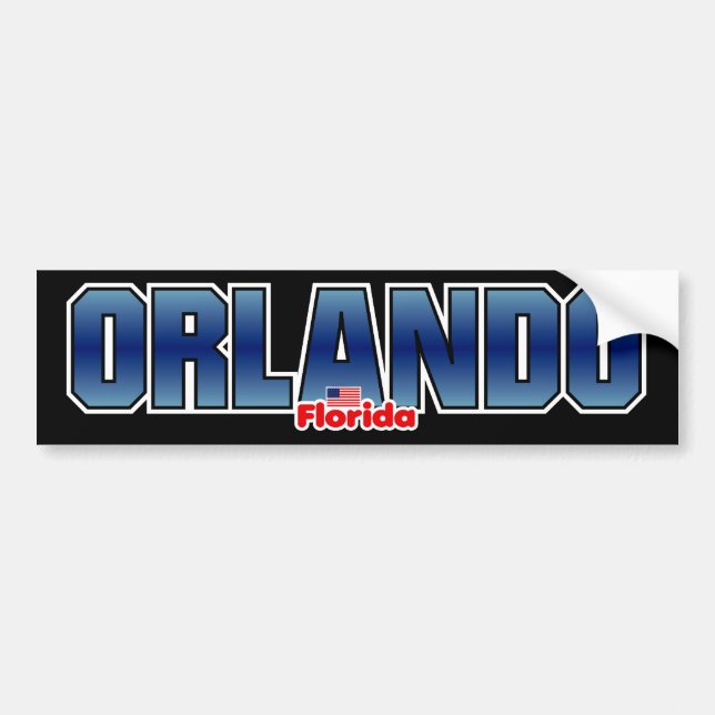 Autocollant De Voiture Pare-chocs d'Orlando (Devant)