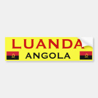Pare-chocs Sticker* de l'ANGOLA - de Luanda