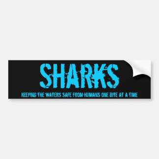 Autocollant De Voiture Pare-chocs v1 de requin