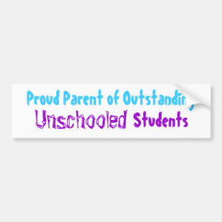 Autocollant De Voiture Parent fier des étudiants innés exceptionnels