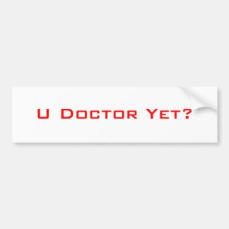 Autocollant De Voiture Parents asiatiques pour l'éducation - docteur Yet