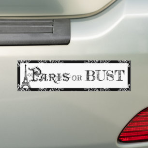 Autocollant De Voiture Paris France Cadeaux et Souvenirs