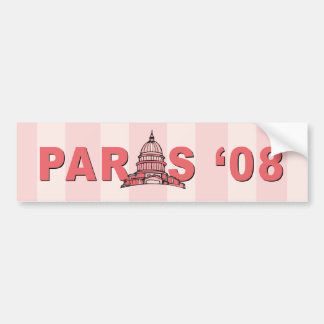 Autocollant De Voiture Paris pour le Président adhésif pour pare-chocs