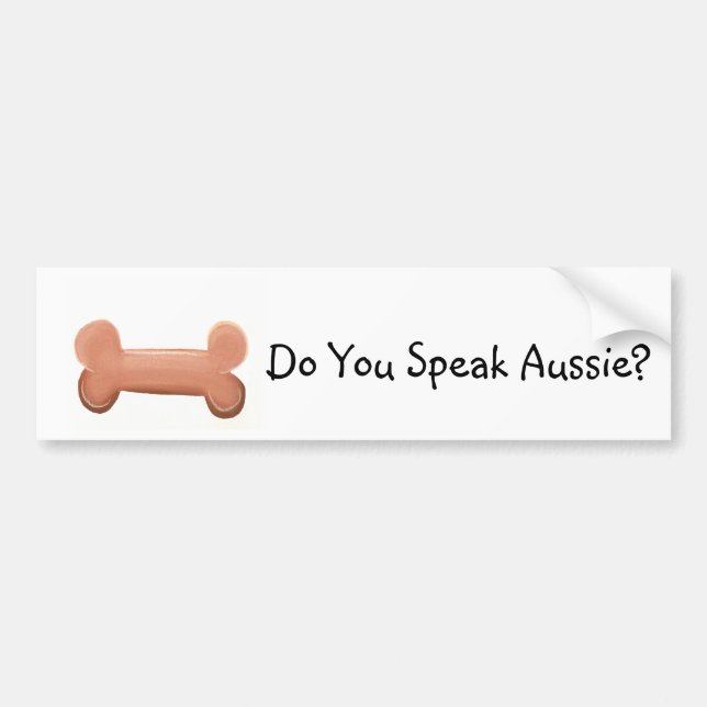 Autocollant De Voiture Parlez-Vous Australien ? (Devant)