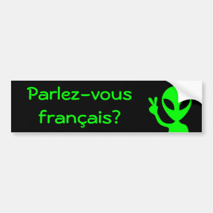 Autocollant De Voiture Parlez-vous francais ? Auto-collants pour voiture
