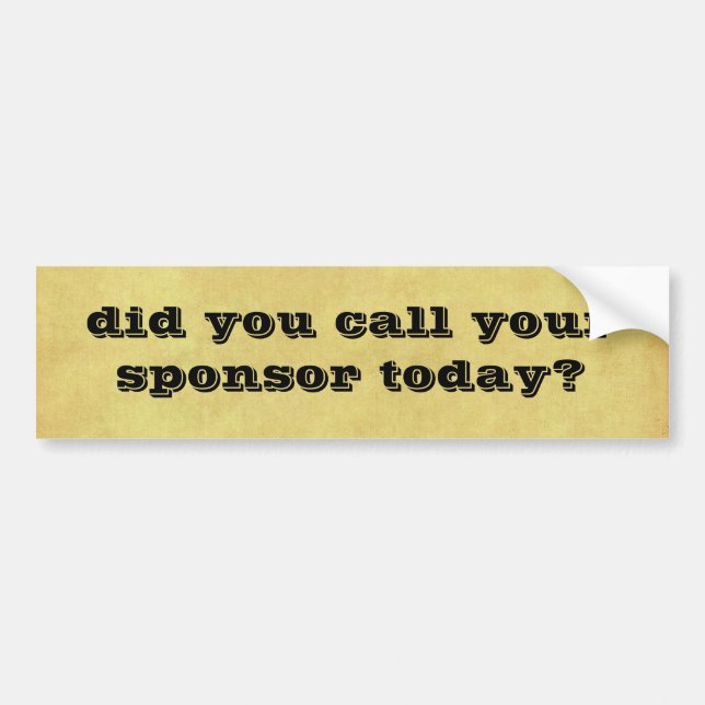 Autocollant De Voiture parrainage (Devant)