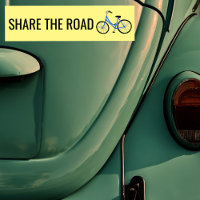 PARTAGER LA ROUTE BLEUE Bicycle cycliste