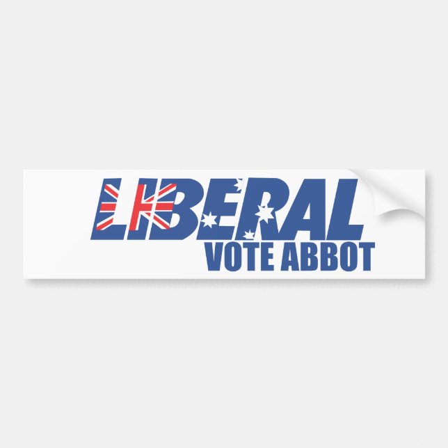 Autocollant De Voiture Parti libéral de l'Australie (Devant)