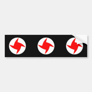 Autocollant De Voiture Parti nationaliste social syrien, drapeau de la
