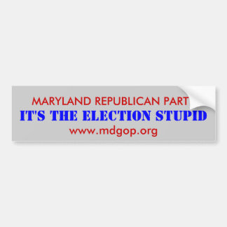 AUTOCOLLANT DE VOITURE PARTI RÉPUBLICAIN DU MARYLAND
