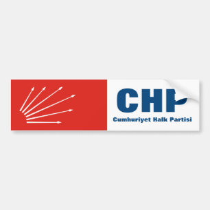 Autocollant De Voiture Parti républicain turc CHP