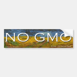 Autocollant De Voiture Pas d'autocollant pare-chocs OGM