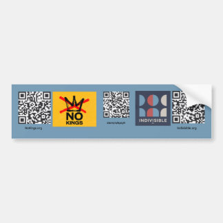 Autocollant De Voiture Pas de rois / Indivisible