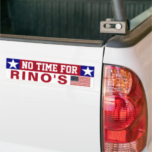 Autocollant De Voiture Pas de temps pour les RINO