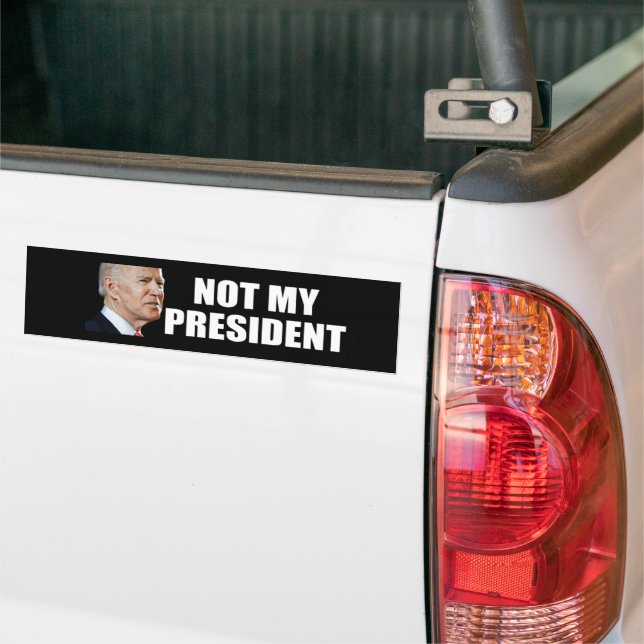 Autocollant De Voiture Pas mon président (Sur camion)
