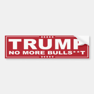 Autocollant De Voiture Pas plus de taureaux--t - Atout rouge - .png