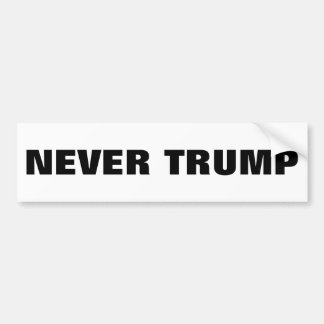 AUTOCOLLANT DE VOITURE PAS TRUMP JAMAIS