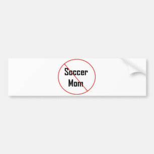 Autocollant De Voiture Pas une maman du football