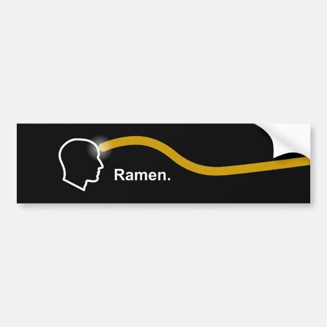 Autocollant De Voiture Pastafarianism - Ramen (Devant)