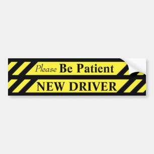 Autocollant De Voiture Patience Nouveau pilote