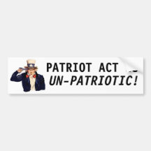 Patriot Act Est Non Patriotique !