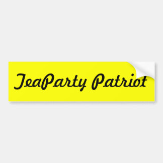 Autocollant De Voiture Patriote de TeaParty