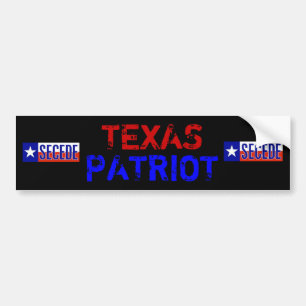 Autocollant De Voiture Patriote du Texas