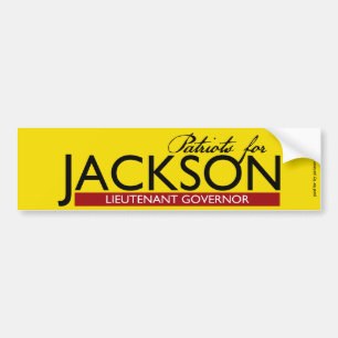 Autocollant De Voiture Patriotes pour Jackson pour lt Governor Bumper