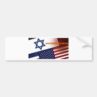 Autocollant De Voiture Patriotes pour l'Israël