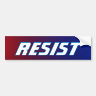 Autocollant De Voiture Patriotique Résister à la politique