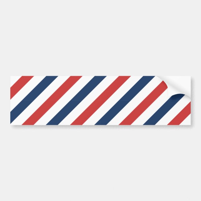 Autocollant De Voiture Patriotique Rouge Blanc et Bleu (Devant)