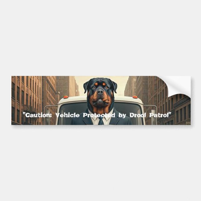 Autocollant De Voiture Patrol Maximus Bumper Drool (Devant)