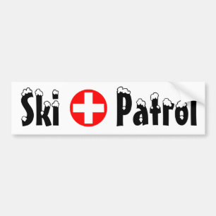 Autocollant De Voiture Patrouille - adhésif pour pare-chocs