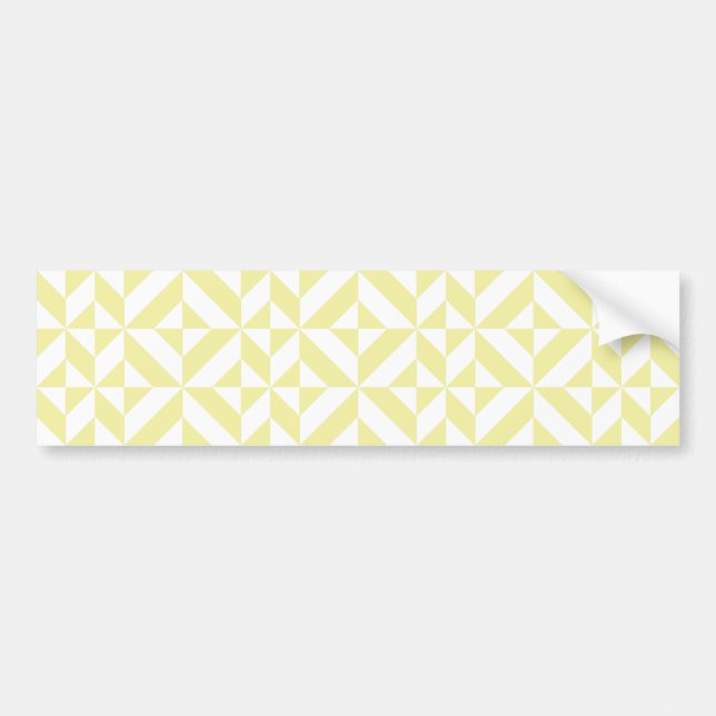 Autocollant De Voiture Patters de Pale Yellow (Devant)