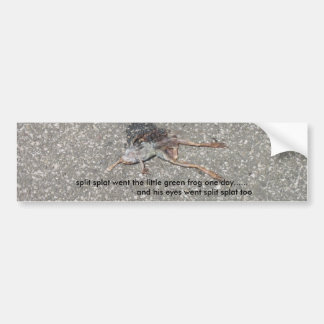 Autocollant De Voiture pauvre grenouille