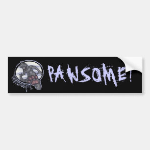 Autocollant De Voiture pawsome, PAWSOME !