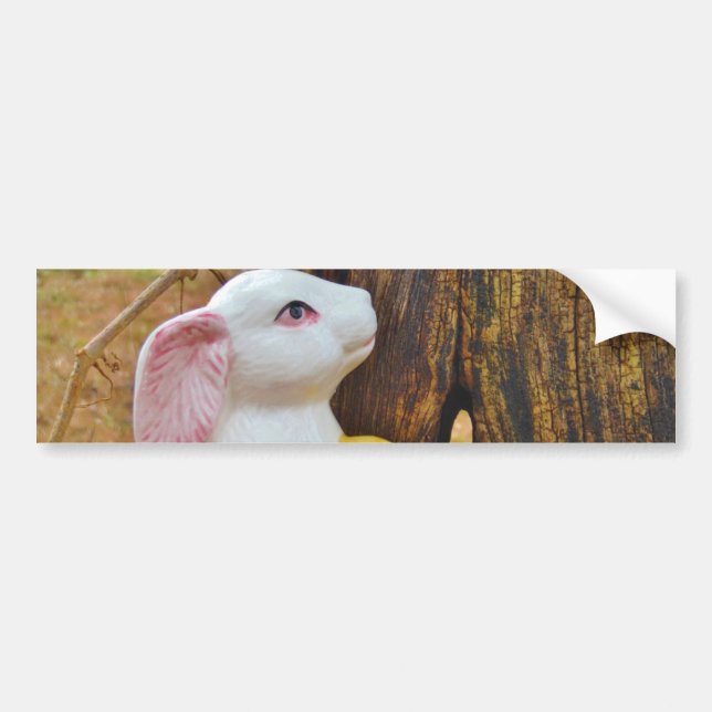 Autocollant De Voiture Pays Lapin de Pâques (Devant)