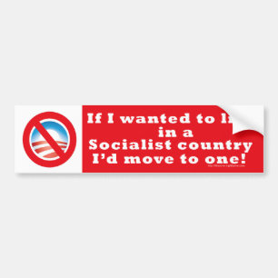 Autocollant De Voiture pays socialiste