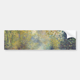 Autocollant De Voiture Paysage dans les bois (par Pierre-Auguste Renoir)