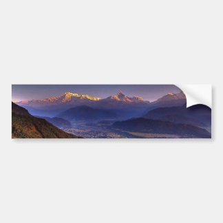 Autocollant De Voiture Paysage de vue : L'HIMALAYA POKHARA NÉPAL