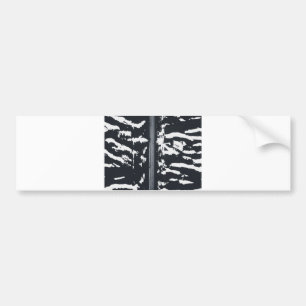 Autocollant De Voiture paysage zèbre