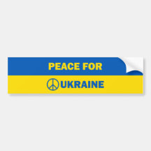 Peace For Ukraine Colors Text Flag