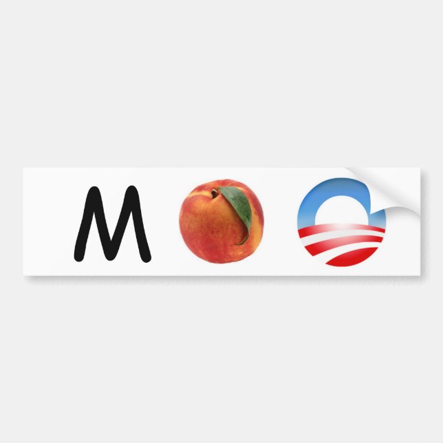 Autocollant De Voiture Pêche Obama de M - attaquez Obama ! (Devant)
