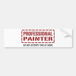 Autocollant De Voiture Peintre professionnel