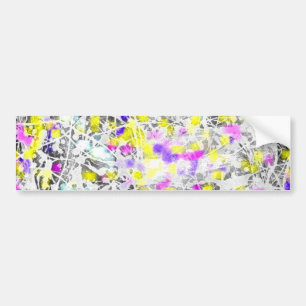 Autocollant De Voiture peinture goutte à goutte art