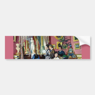 Autocollant De Voiture Peinture victorienne de musique d'hommes de femmes