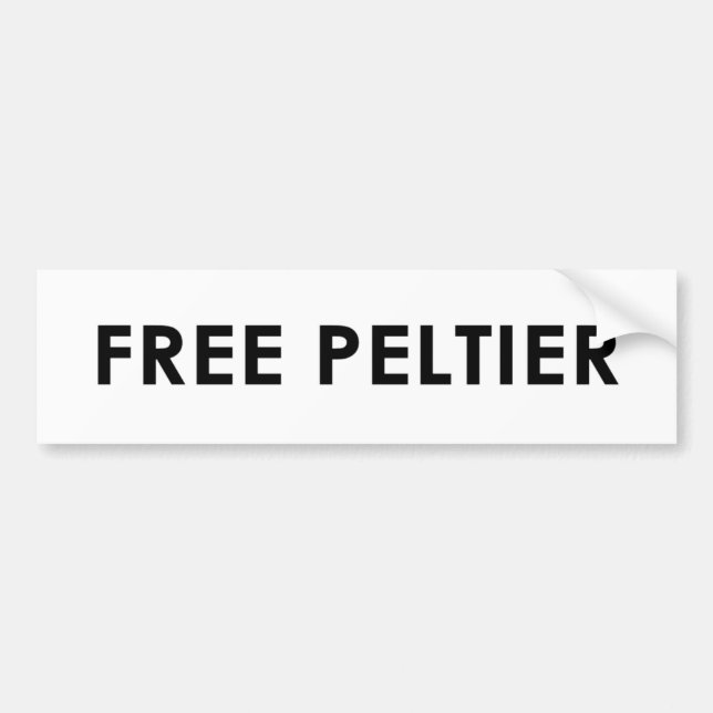 AUTOCOLLANT DE VOITURE PELTIER LIBRE (Devant)